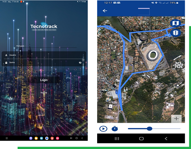 Aplicativo Tecnotrack
